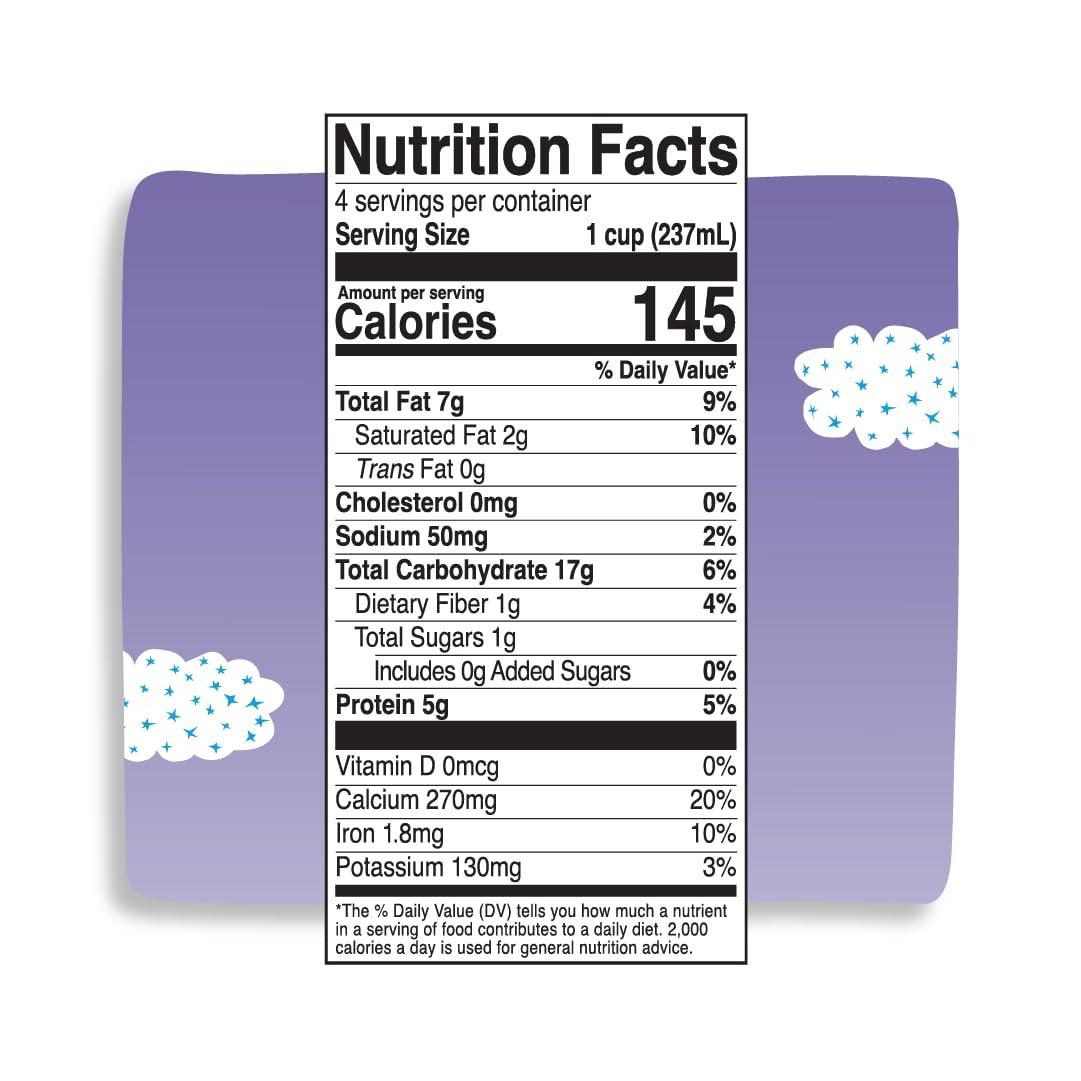 Kiki Milk Kiki Milk Plant Based Milk - Organic Unsweetened Kiki Milk - Calcium & Magnesium Source - Gluten Free, Gum Free, GMO Free, Dairy Free, Soy Free, Glyphosate Free - Shelf Stable - (32 oz Pack of 6) (Unsweetened)
