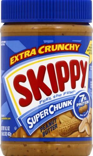 SKIPPY SKIPPY SUPER CHUNK Extra Crunchy Peanut Butter Spread, 16.3 Ounce