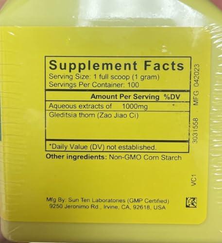 SUN TEN Baicao Sun Ten - GLEDITSIA Spine Zao Jiao Ci Concentrated Granules 100g G6171 by Baicao