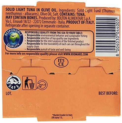 Rio Mare Rio Mare Tuna Fish Imported From Italy. Italy's Number 1 Tuna - The Best Imported Italian Tuna - Pack of 3