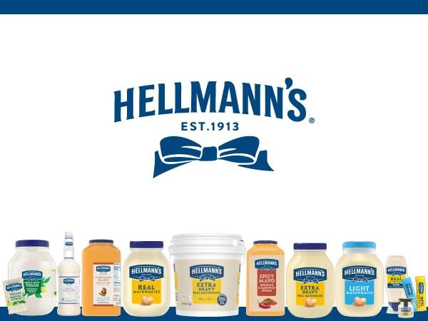 HELLMANN'S Hellmann\'s Real Mayonnaise Mini Jars, Condiment for Sandwiches, Salads, Mayo Made with 100% Cage Free Eggs, Gluten Free, 1.2 oz, Pack of 72