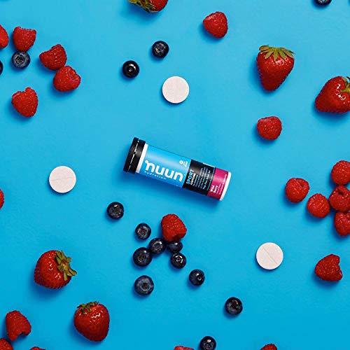 Nuun Nuun Energy: Wild Berry Electrolyte +Caffeine Drink Tablets (3 Tubes of 10 Tabs)