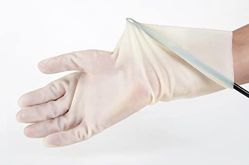 JOYECO JOYECO Cleaning Gloves Dishwashing Kitchen Gloves Reusable Rubber 3 Pairs White, Medium