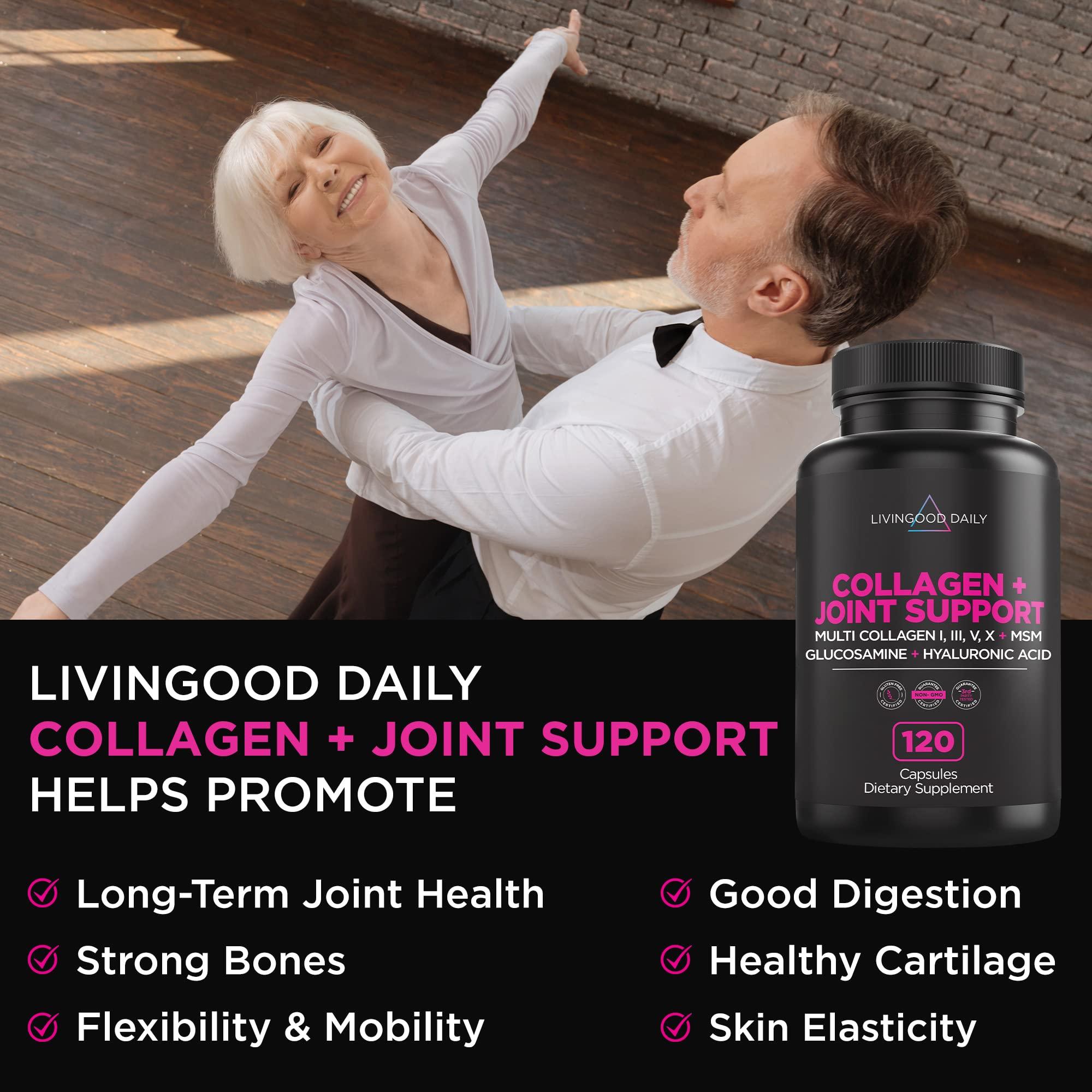 Livingood Daily Livingood Daily Joint Support Bundle - Omega Fatty Acids with Collagen to Support The Overall Joint Health