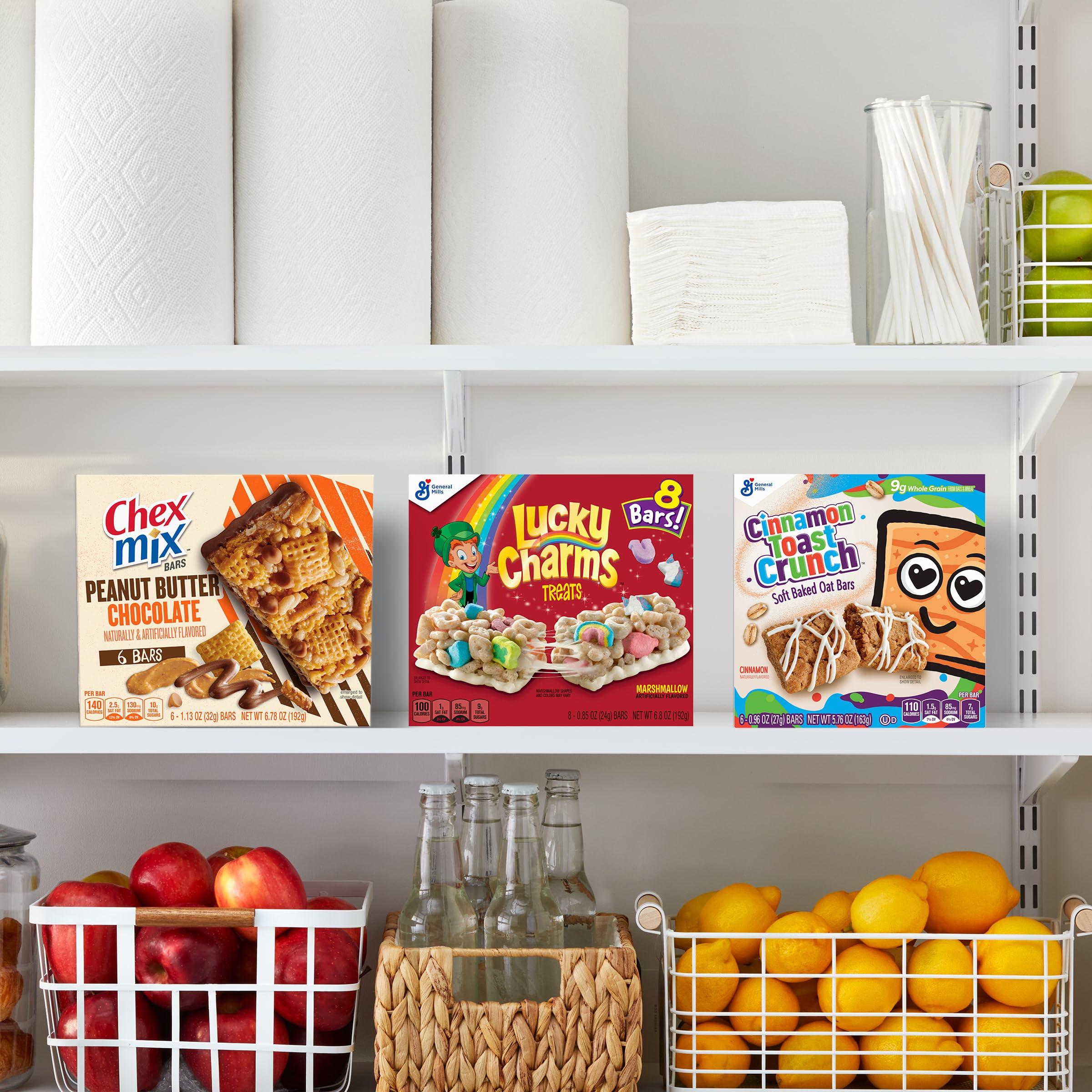 Cinnamon Toast Crunch Cinnamon Toast Crunch Breakfast Cereal Treat Bars, Snack Bars, 8 ct (Pack of 5)