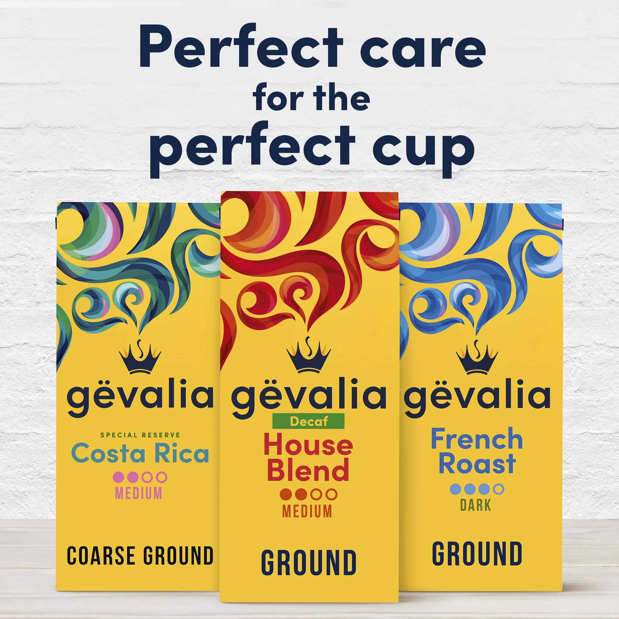 Gevalia Gevalia Decaf House Blend Medium Roast Ground Coffee (12 oz Bag) (Pack of 5)