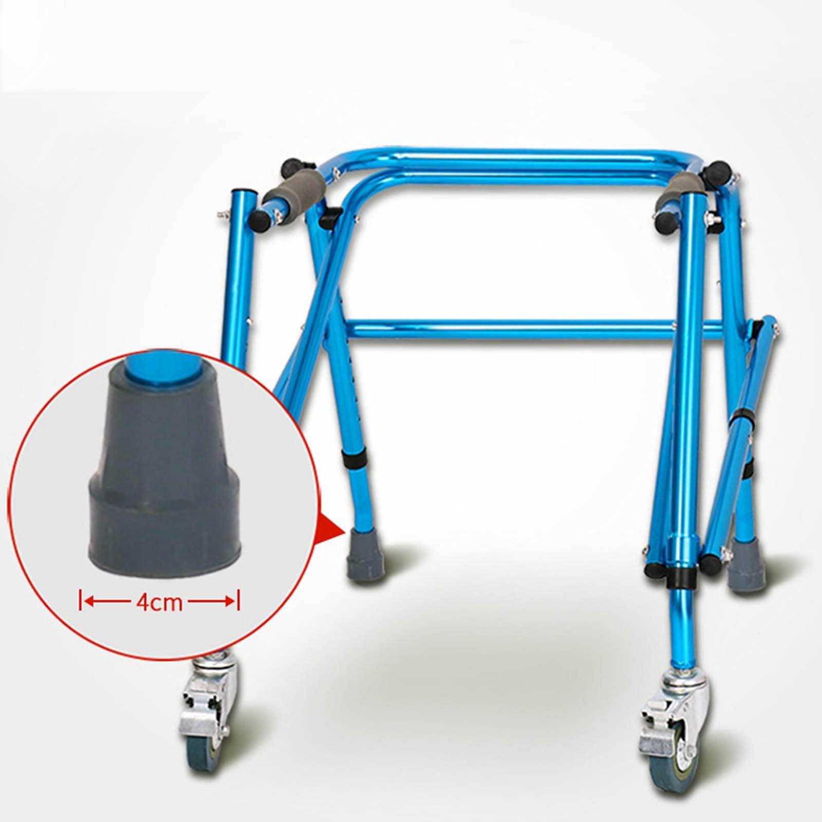 SUMBITOD SUMBITOD Walker for Children with Cerebral Palsy, Rollators Lightweight Folding 2 Wheels, Lightweight Rollator, for Disabled and Limited Mobility Patients