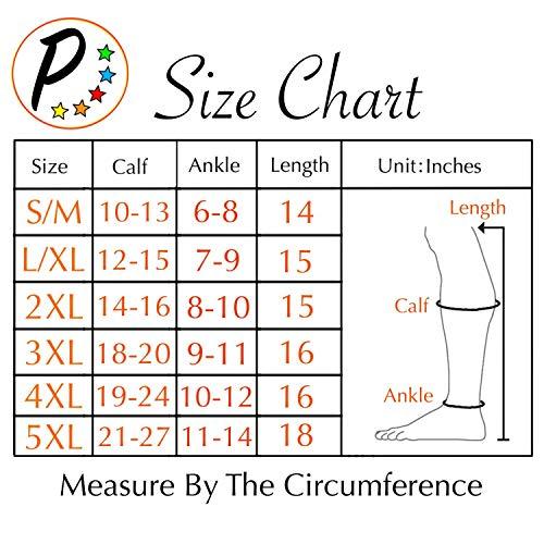 Presadee Presadee Closed Toe 15-20 mmHg Zipper Compression Leg Circulation Calf Socks (Beige, S/M)