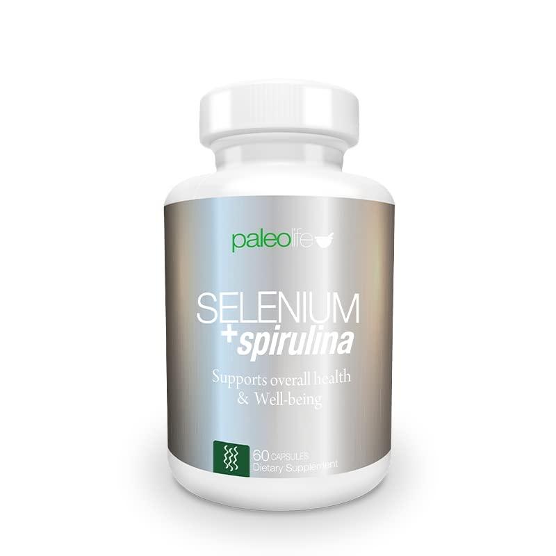 Paleolf Boost Concentration, Memory and Energy with Premium Selenium + Spirulina - Premium Antioxidant Supplement for Brain Function - 120 Day Supply (120 Capsules) - (2-Pack)