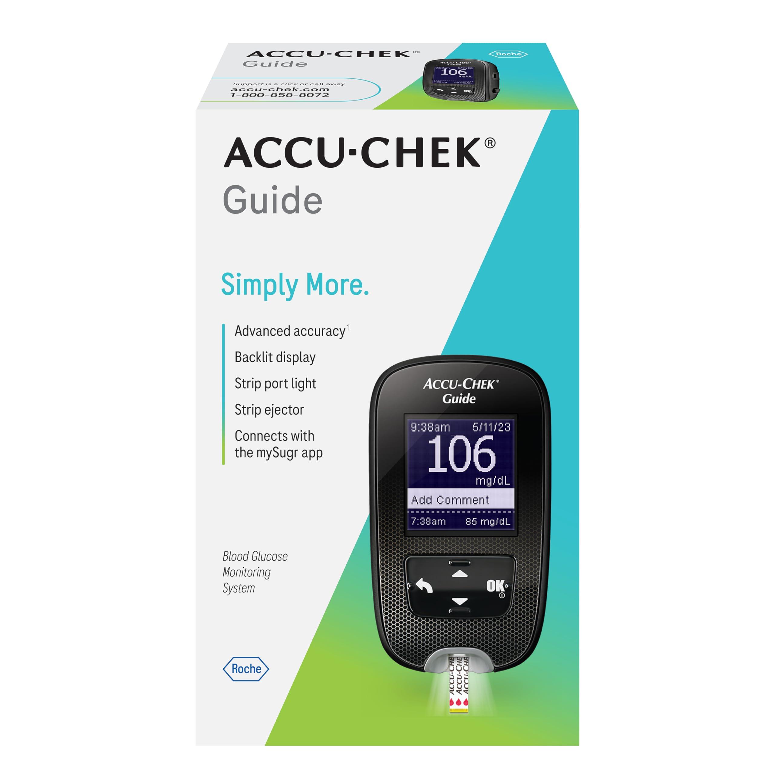 Accu-Chek Accu-Chek Guide Diabetes Meter for Diabetic Blood Glucose Monitoring (Meter Only)