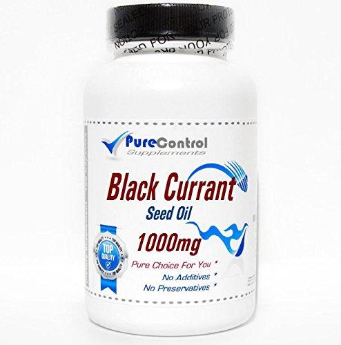 PureControl Supplements Black Currant Seed Oil 1000mg // 90 Capsules // Pure // by PureControl Supplements