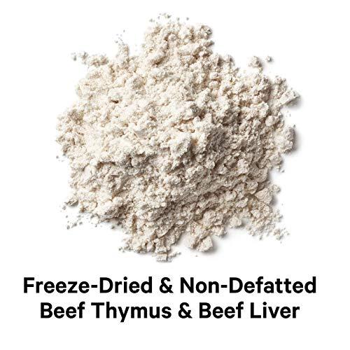 Codeage Codeage Grass Fed Beef Thymus Supplement Superfood, Freeze Dried, Non-Defatted, Desiccated Thymus & Liver Pills, Glandulars Meat, Pasture Raised Beef Vitamins, Non-GMO, 180 Capsules