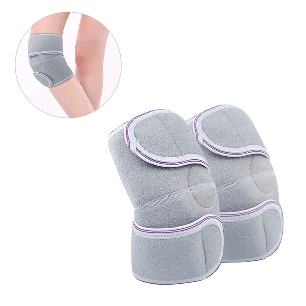 Healifty 1 Pair Heated Knee Brace Magnetic Knee Pad Knee Strap Self Heating Knee Pad Knee Warmer Thermal Knee Pad Megnetic Heating Knee Cover Bracket Knee Pads Plate Keep Warm