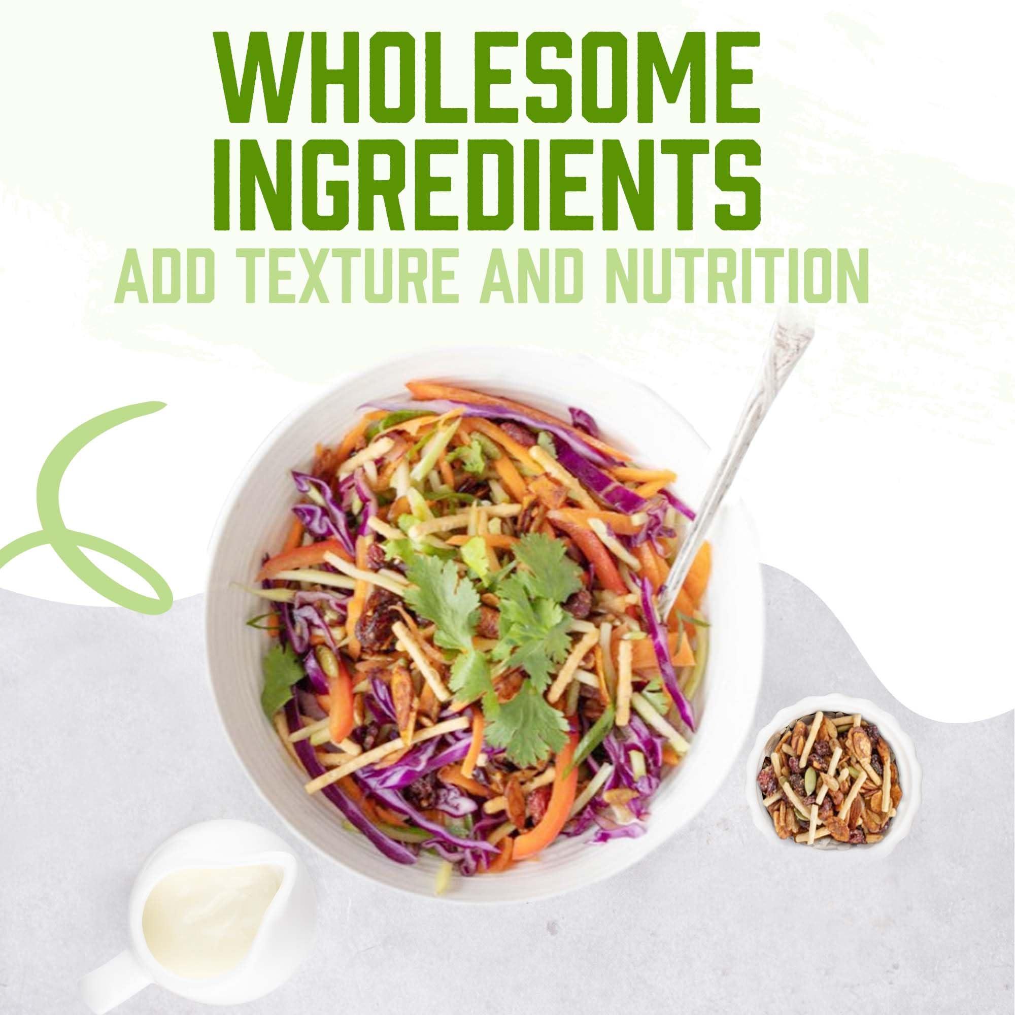 NaturSource naturSource Salad Topper Crunch - Salad Toppings, Salad Mix, Salad Toppers Seeds and Cranberries, Crunchy, Mixed Seeds for Salad, Oatmeal or Yogurt, Natural, Gluten Free - 16 Oz (1 Lb)