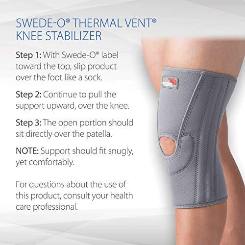 Swede-O Swede-O Thermal Vent Knee Stabilizer - Small