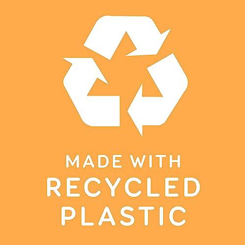 Grin GRIN Tongue Cleaner, 32 Count, Disposable Tongue Cleaner, Hygienic Scraper, Recycled Plastic, Clean Tongue, Promote Fresh Breath, Includes Safe Fold- Back Tooth Pick