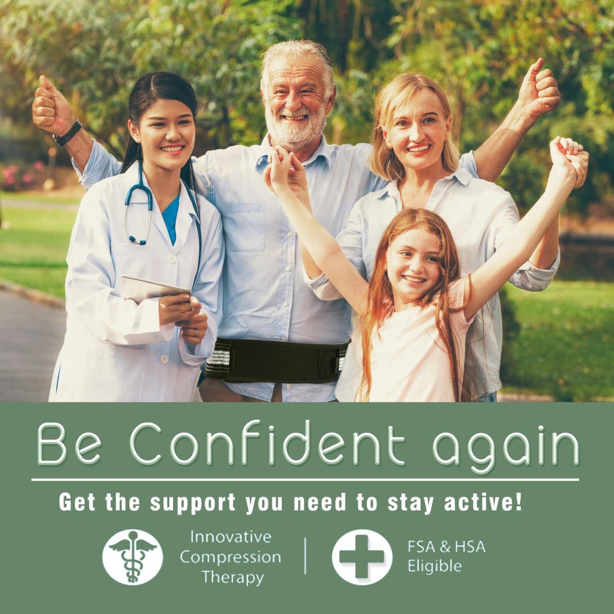 PEIIK Sciatica Pain Relief Back Brace for Lower Back Pain | SI Belt Sacroiliac Hip Back Support Belt for Women and Men | Sciatic, Pelvic, Lower Back, Leg and Sacral Nerve Pain Relief Device (Regular)