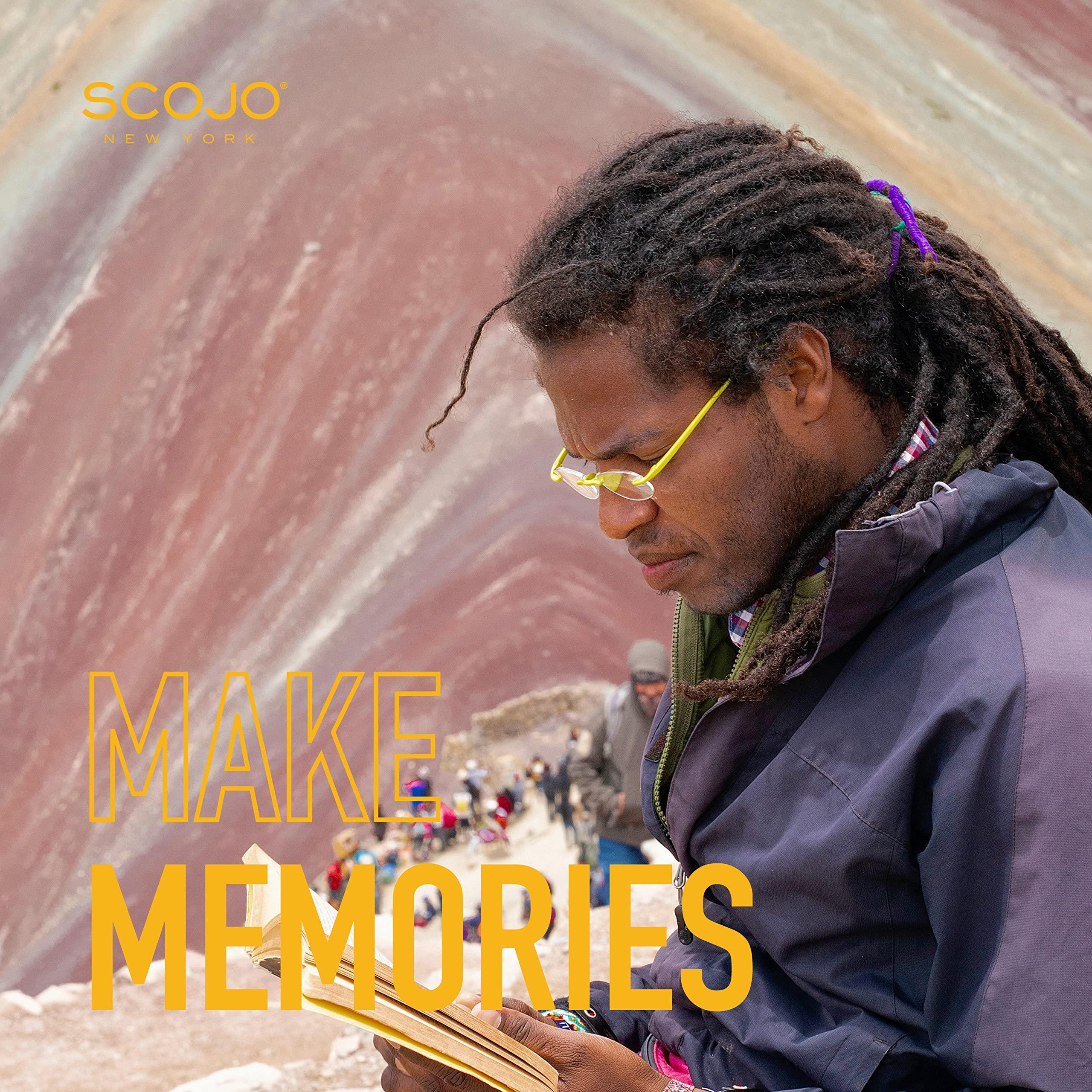 Scojo New York Scojo New York Gels Original Reading Glasses | 2x TORTOISE | Readers for Men & Women | Stylish, Scratch-Resistant Lenses