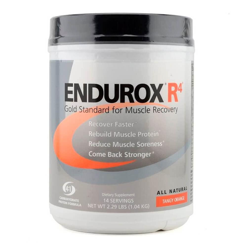 Endurox Endurox PacificHealth R4, Post Workout Recovery Drink Mix with Protein, Carbs, Electrolytes and Antioxidants for Superior Muscle Recovery, Net Wt. 2.29 lb., 14 Serving (Tangy Orange)