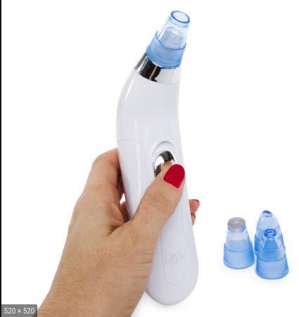 Essential Beauty Electric blackhead extractor (White with blue tip)