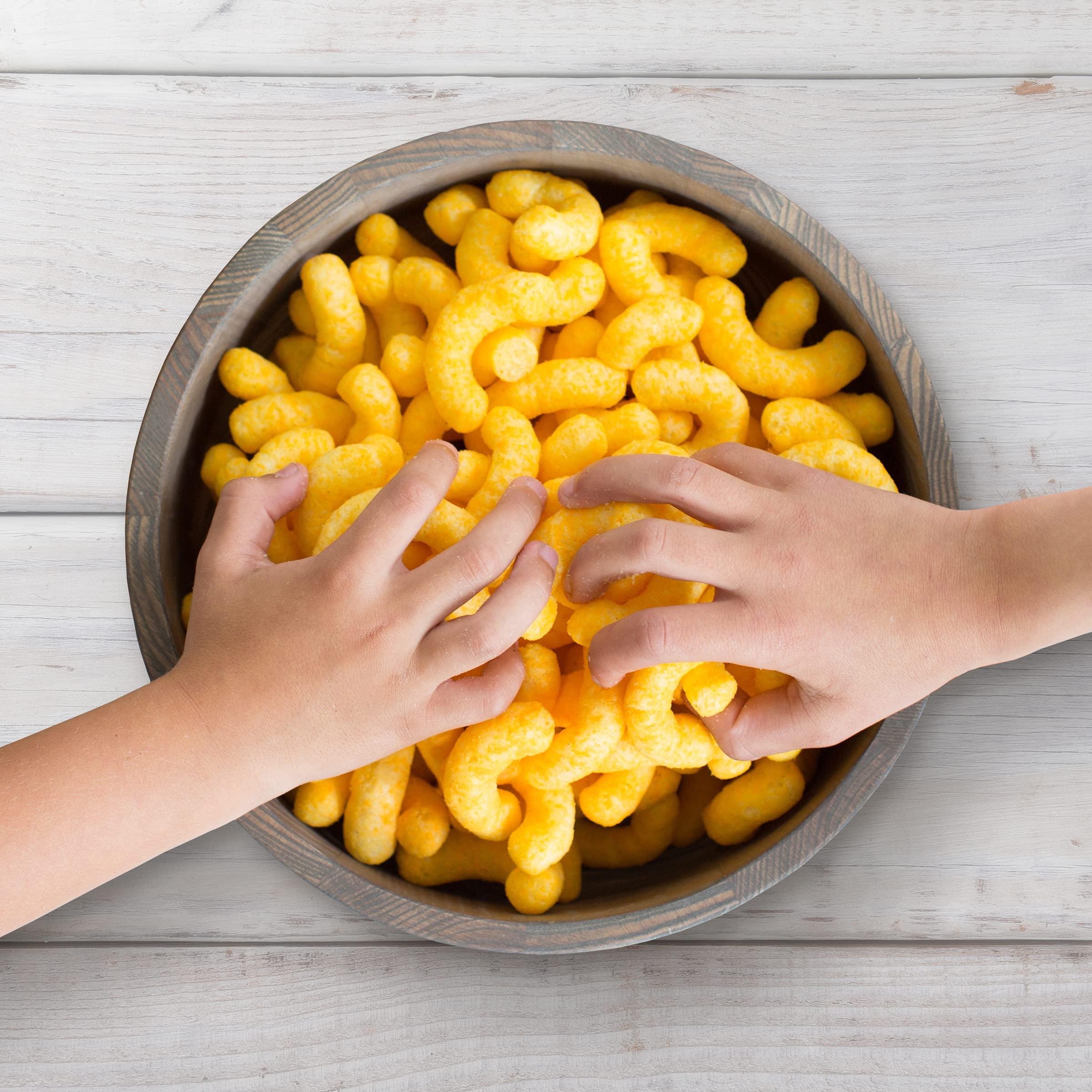 Annie's Homegrown Annie\'s Organic Cheddar Cheesy Smiles, Baked Corn Puffs, Gluten Free, 4 oz