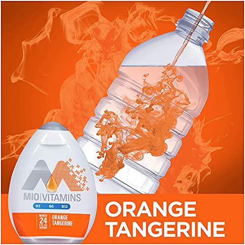 Mio Mio Vitamins Liquid Water Enhancer, Orange Tangerine, 1.62 OZ, 4-Pack