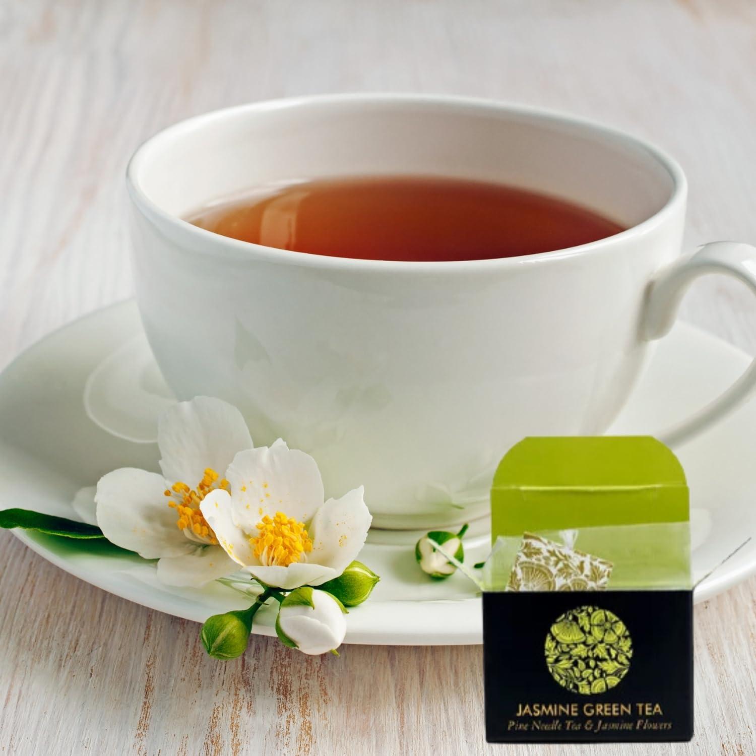 CÉRÉMONIE TEA BLENDS & HERBAL INFUSIONS Ceremonie Tea Gourmet Variety Sampler Pack - A Collection of 10 Assorted Single Serve Flavors - 20 Petite Mini Cubes with 2 Cubes of each Flavor - Ideal Gift for Tea Lovers