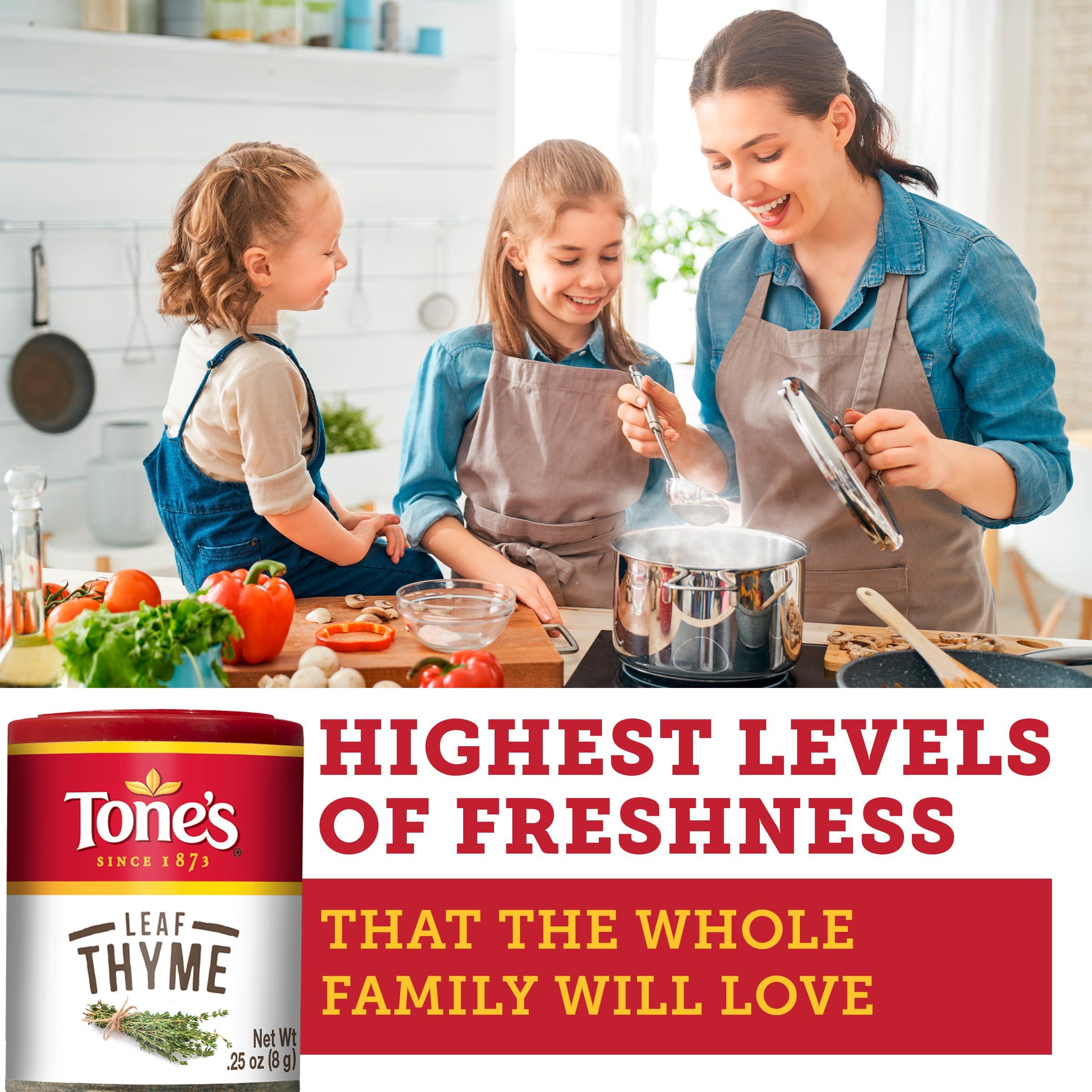 Tone's Tone\'s Thyme Leaf, 0.10 Ounce