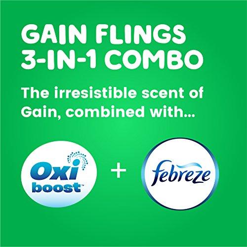 Gain Gain Flings Laundry Detergent Soap Pacs, Original, 35 count