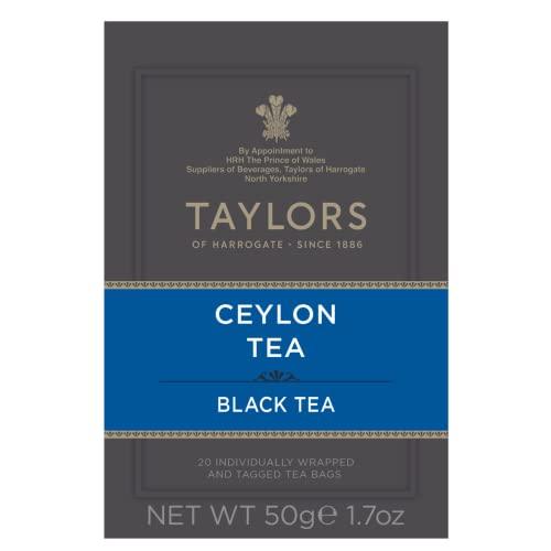 Taylors of Harrogate Taylors of Harrogate Ceylon Tea, 20 Count (Pack of 6)