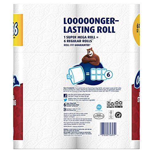 Charmin Charmin Ultra Strong Toilet Paper Super Mega Rolls, 6 Count