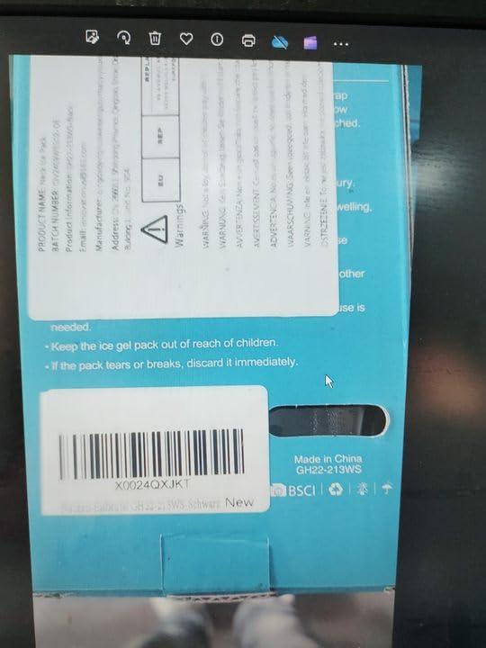 HEALSTOK Neck Ice Pack Wrap,Cervical Ice Pack,Cold Compress Ice Packs for Neck Injuries Reusable Cold & Hot Therapy Adjustable Flexible Gel Migraine Ice Head Wrap for Neck Pressure. (Ice Blue)
