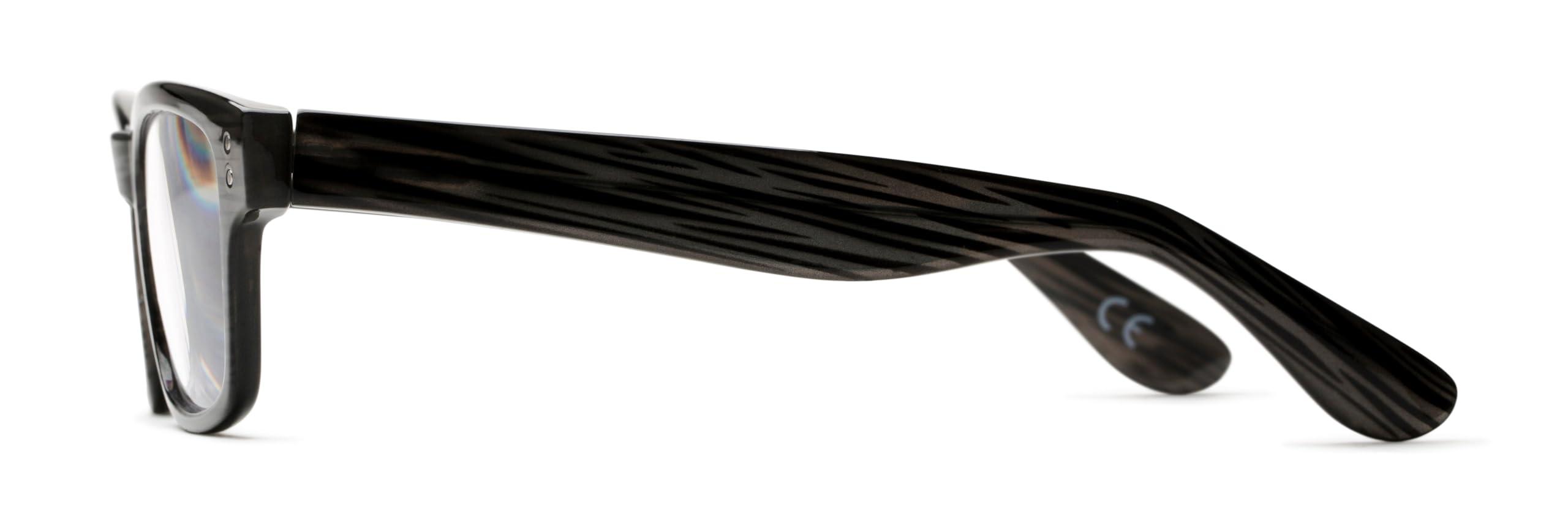 Foster Grant Foster Grant Conan Multifocus Reading Glasses Square, Milky Grey/Transparent, 54 mm + 1,5010366-100.COM