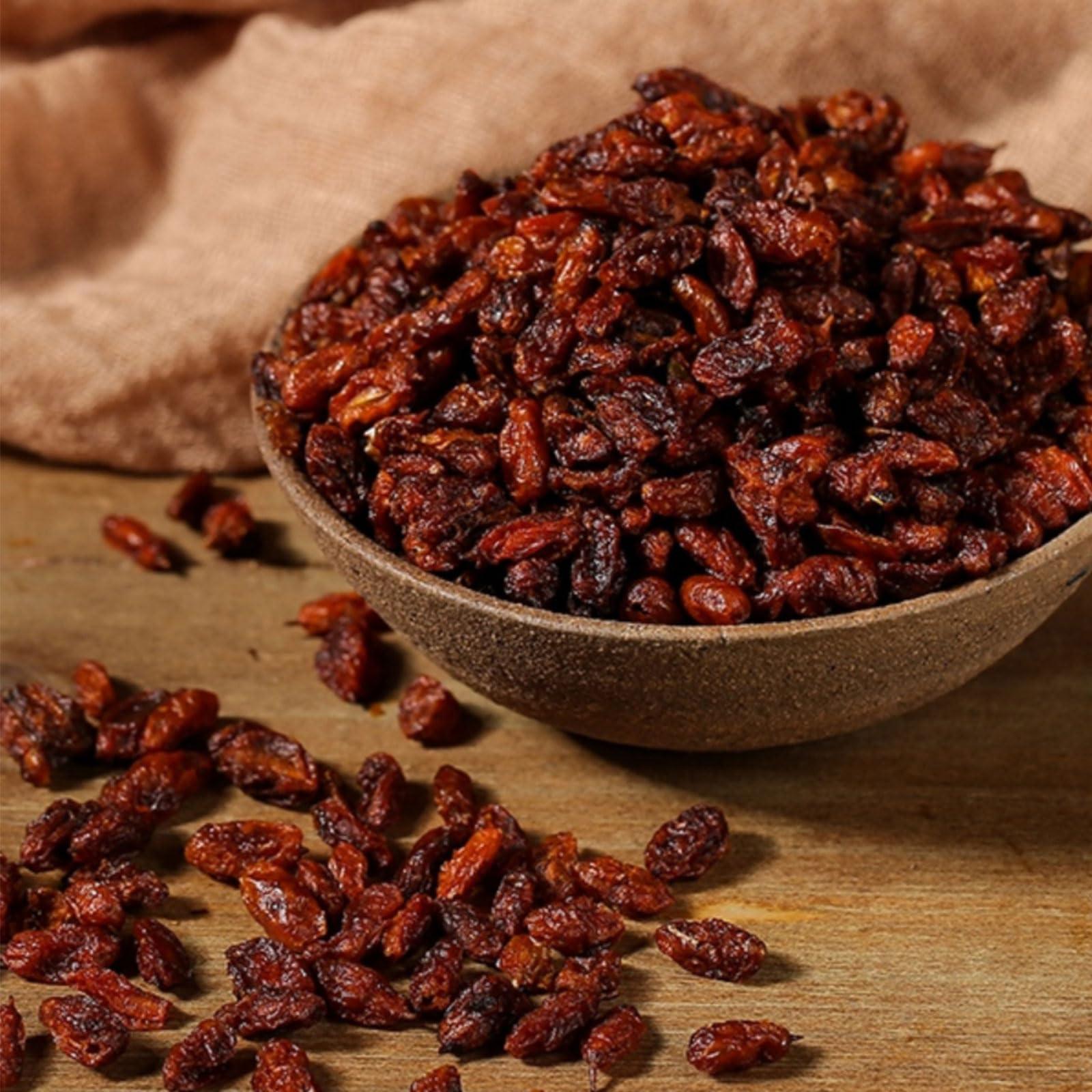 TEAERPKLAE Sea Buckthorn Dried Berries 7.05oz/200g,Sea buckthorn fruit is used for snacks, salads, baked goods, milkshakes, tea, etc