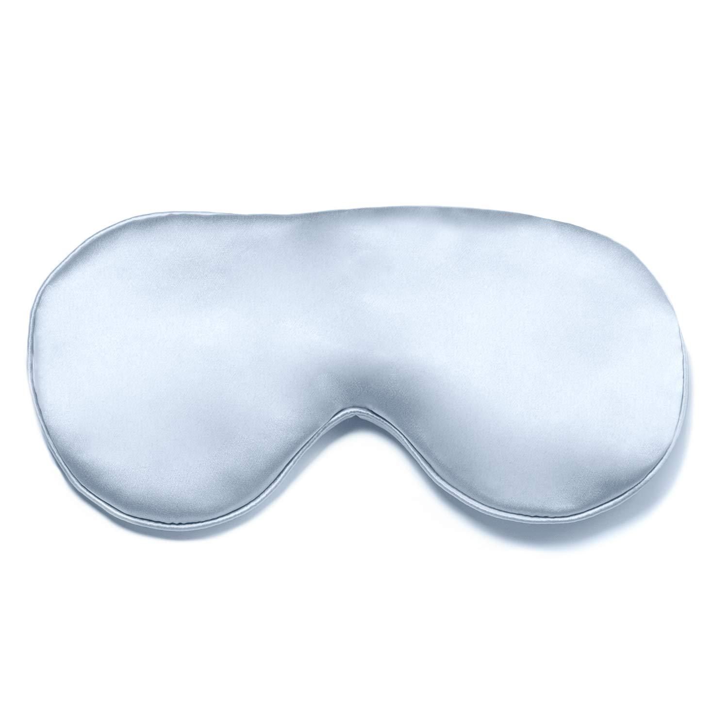 Fishers Finery Fishers Finery 25 Momme 100% Mulberry Silk Therapeutic Sleep Mask (Blue)