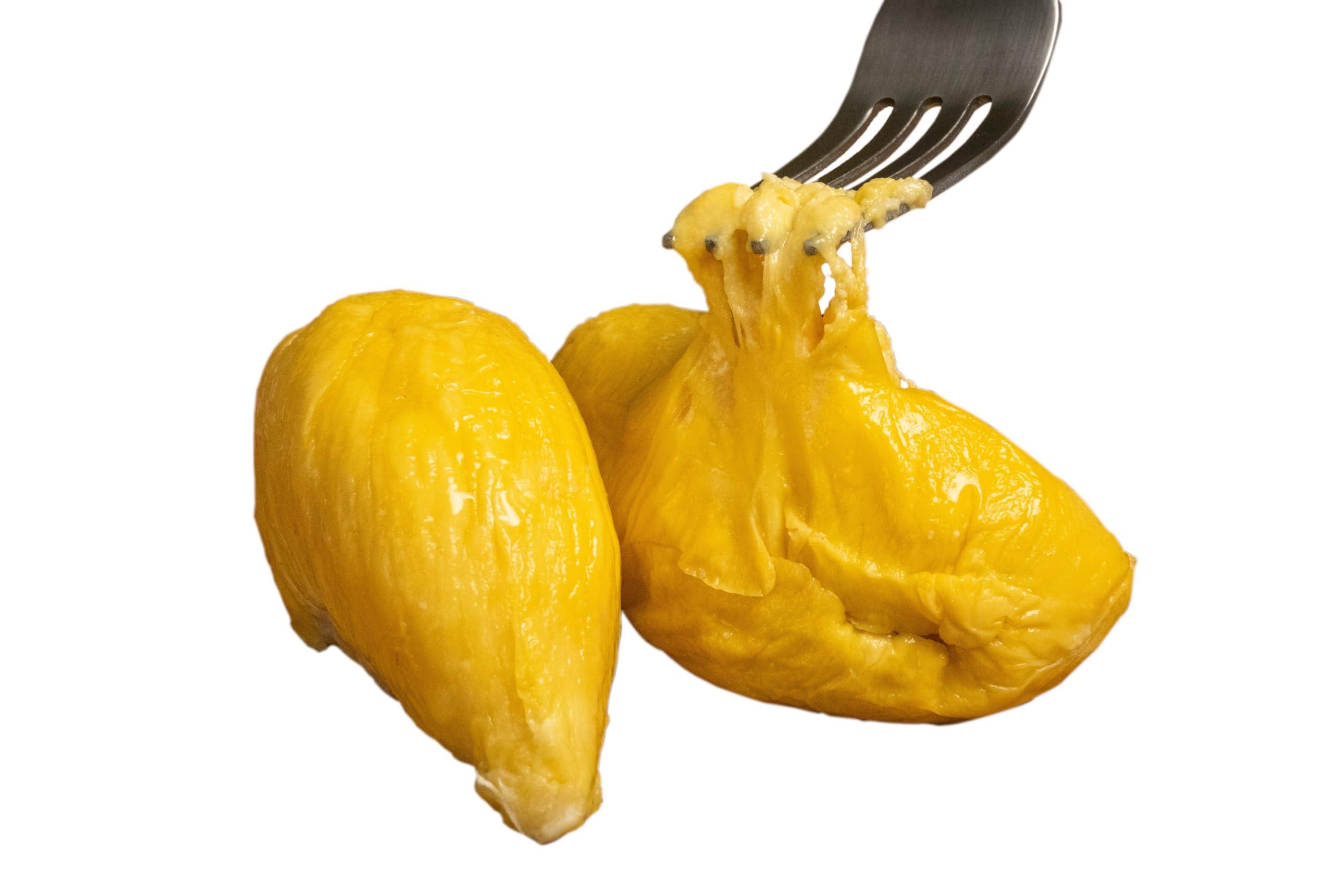 One Tattoo World 2024 New Harvest D197 Musang King Durian Grade AAA, Direct from Malaysia, Fresh Frozen Durian Pulp with Seeds, Premium Quality, 6pack of 400g Each Total 2.4kg (6 Pack, 5.29lbs) Fedex 2 Day (ships Mon~Wed) 2024 D197AAA