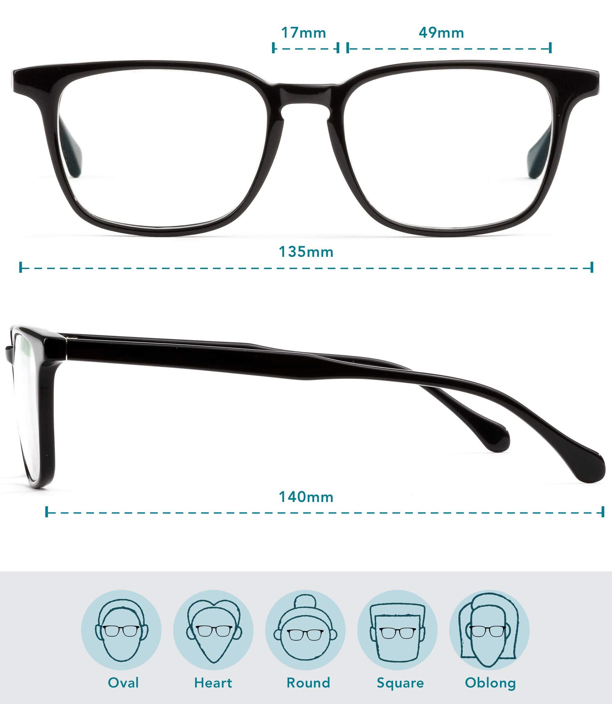 Felix Gray Felix Gray Nash Blue Light Glasses Black, Blue Light Blocking Glasses, Gaming Glasses, Computer Glasses