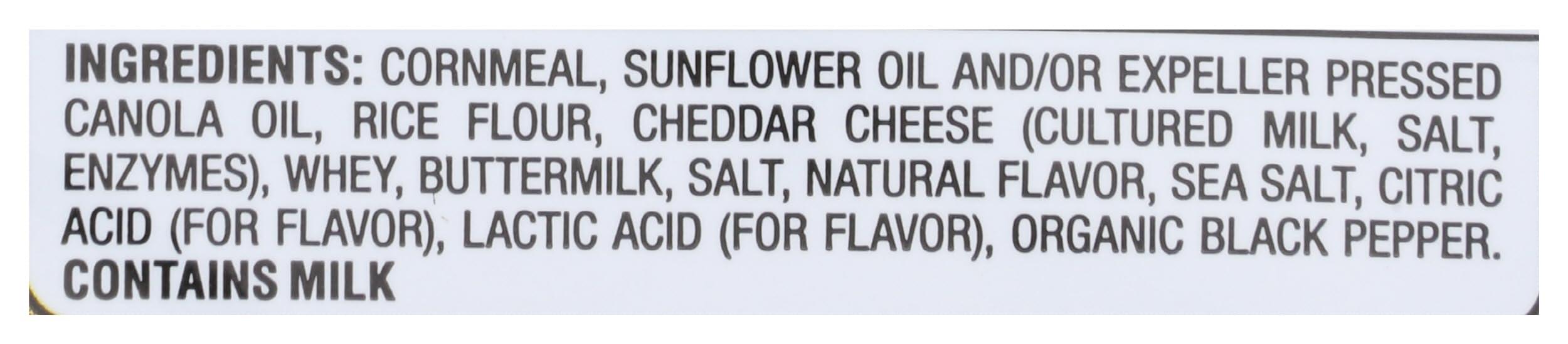 Pirate Brands Pirate\'s Booty Cheddar Blast Rice & Corn Puffs, No Artificial Colors or Preservatives, Kosher, Gluten Free, 10 Ounce (Pack of 6)