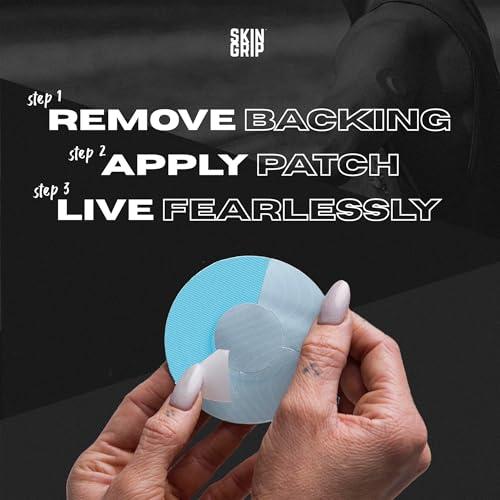 Skin Grip Skin Grip Adhesive Patches for Freestyle Libre 2 CGM  Waterproof & Sweatproof Adhesive for 10-14 Days, Pre-Cut Adhesive Medical Tape, Sensor Cover  20 Pack, Blue