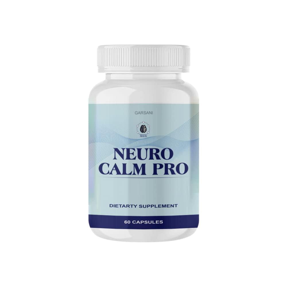 Garsani Neuro Calm Pro - NeuroCalm Pro Cognitive Support (Single, 60 Capsules)