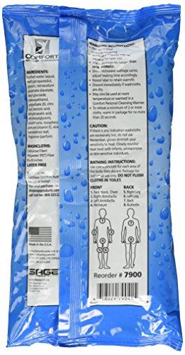 Sage Comfort Bath Cleansing Washcloths 8-Count