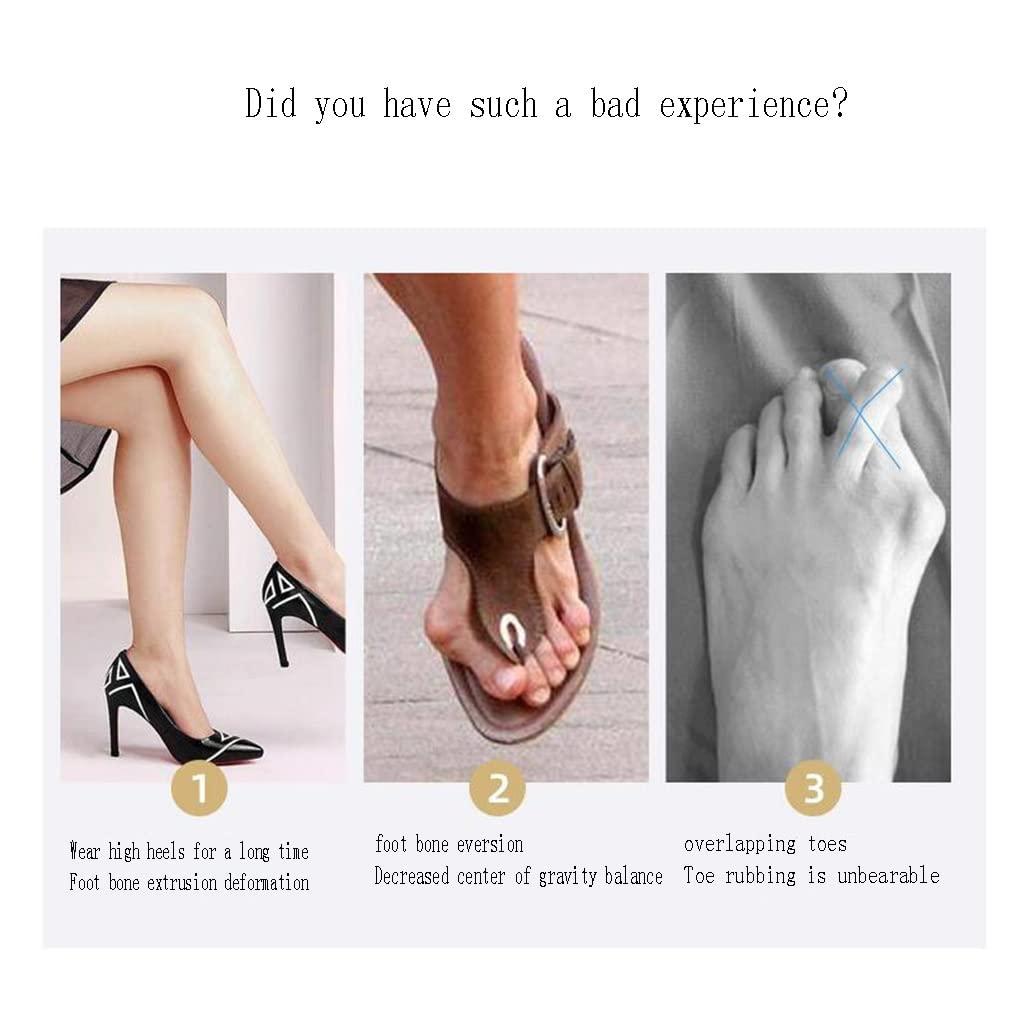 DEAVER DEAVER Hallux Valgus Toe Corrector,Bunion Straightener,Men and Women Splint Reliefbunion Support Splitter Physiotherapy Painless Separator Pain Relief
