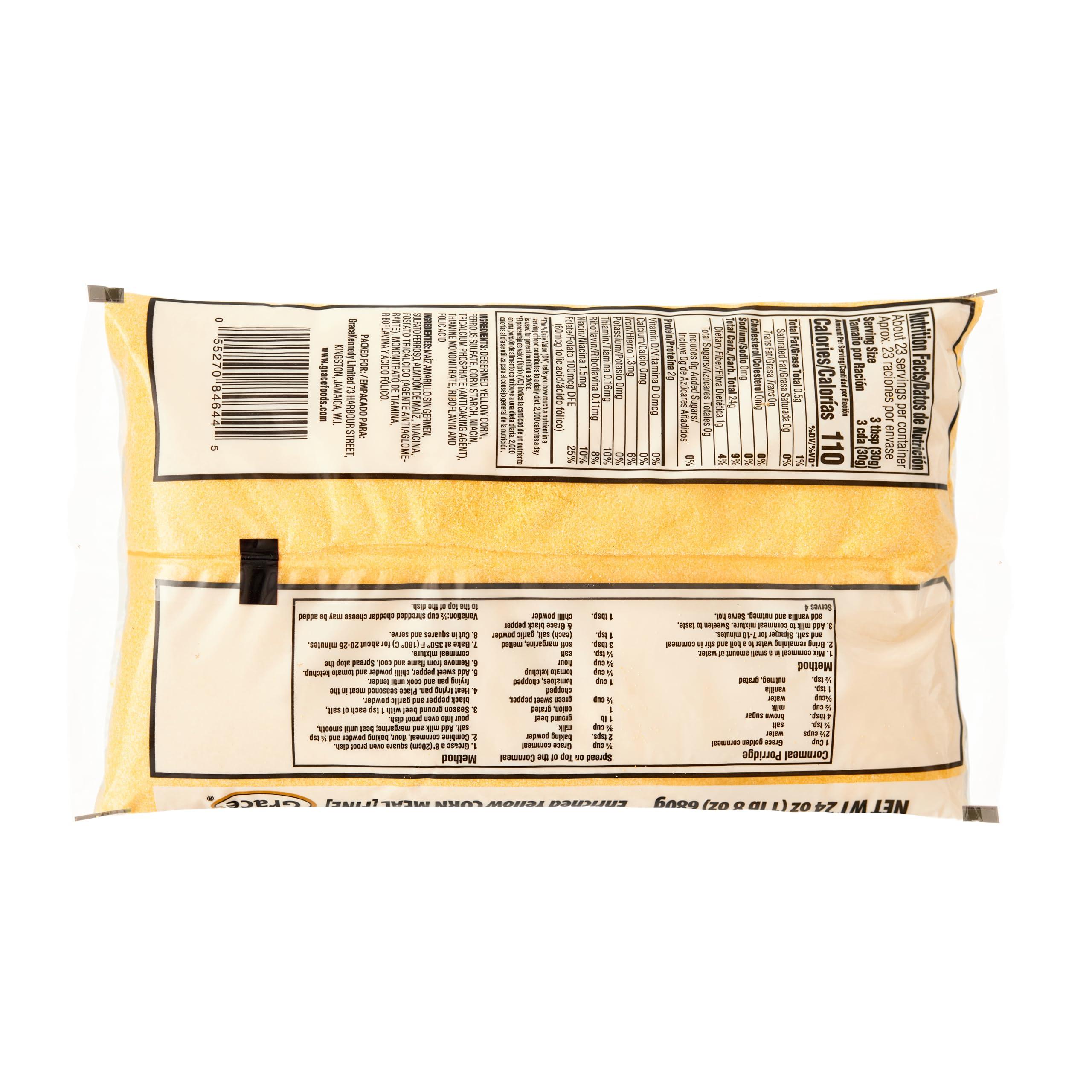 Grace Grace Enriched Fine Corn Meal 24oz - Harina de Maiz