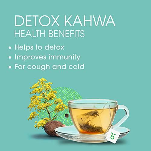 Teabox Teabox Detox Kahwa Green Tea Bags 100 pcs | For Natural Body Cleanse & Cold Relief | Made with 100% Indian Herbs & Spices