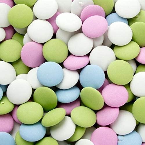 BAYSIDE CANDY Bayside Candy Mint Lentils - Mini Pastel Chocolate Mint Lentils - Pastel Dark Chocolate Mint Lentils (4LB)