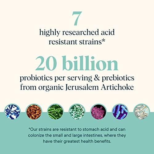 Ora Organic Ora Organic Prebiotic and Probiotic Powder Supplement - 20 Billion Probiotics, 7 Strains for Best Prebiotic Powder, Non-GMO, Probiotics for Women, Men & Kids - Lavender Lemonade Flavor, 30 Servings