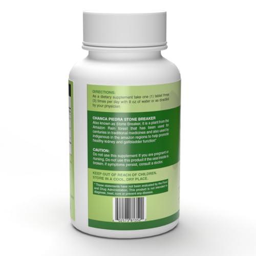 Logic Nutra Logic Nutra Chanca Piedra Kidney Stone Breaker 120 Tablets 800 mg - Maximum Strength for Gallbladder & Urinary Cleanse with Phyllantus Niruri, Celery Seed Extract & Cranberry Extract