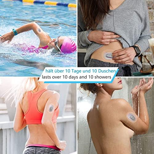 GTAGKOMMEN GTAGKOMMEN 20 Pack Dexcom G6 Adhesive Patches,Waterproof & Transparent Dexcom G6 Overpatch for 10 Days Long Stay Fixation Monitor ProtectionEasy to Use Pre-Cut Adhesive Tape