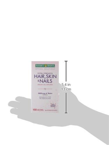 Nature's Bounty Nature\'s Bounty Optimal Solutions Hair Skin & Nails Extra Strength Softgels, 150 Count
