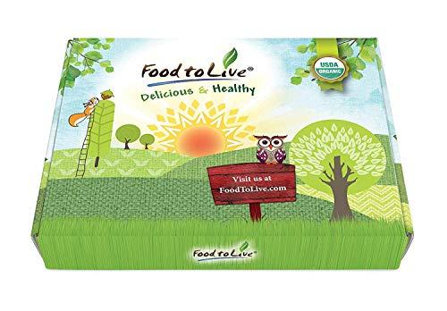 Food to Live Organic Nuts in a Gift Box - A Variety Pack of Pecans, Macadamia Nuts, Hazelnuts, Walnuts and Brazil Nuts